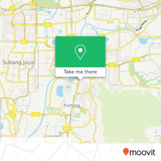 Peta Tazz Lighting House, Jalan Op 1 / 5 47160 Puchong