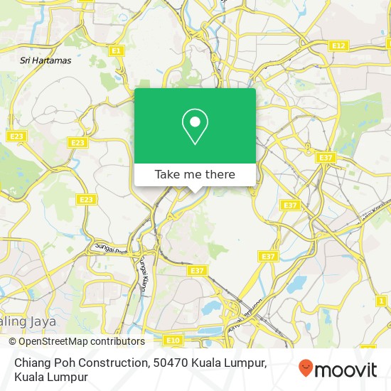 Peta Chiang Poh Construction, 50470 Kuala Lumpur