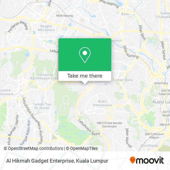 Peta Al Hikmah Gadget Enterprise