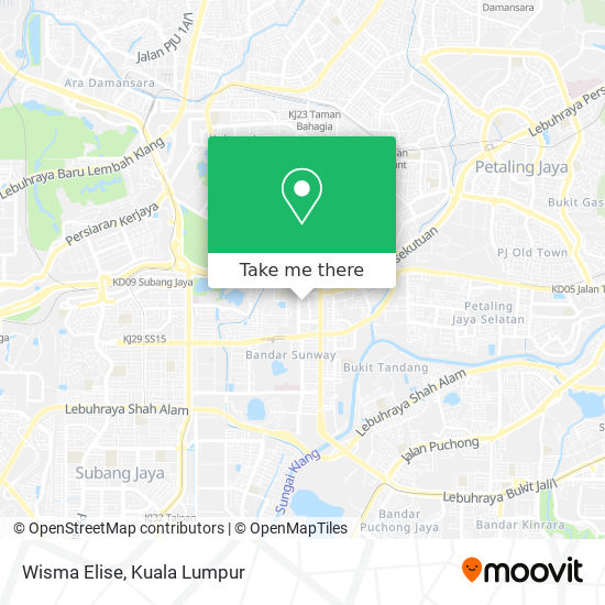 Wisma Elise map