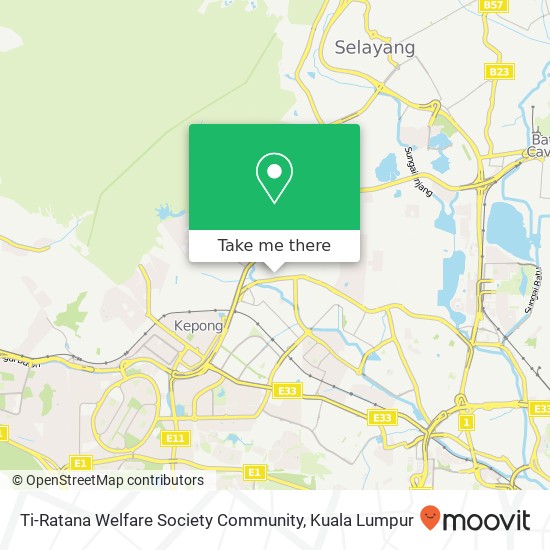 Ti-Ratana Welfare Society Community map