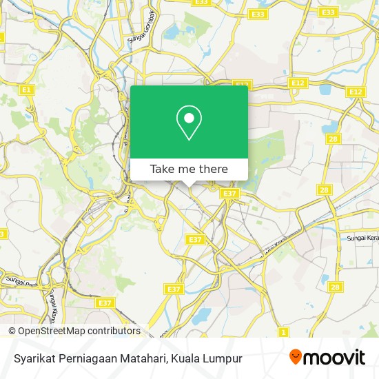 Syarikat Perniagaan Matahari map