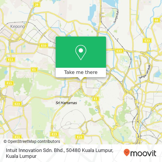 Intuit Innovation Sdn. Bhd., 50480 Kuala Lumpur map