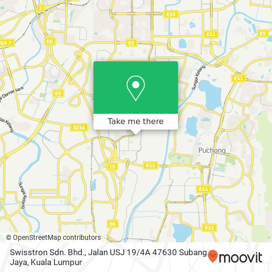 Swisstron Sdn. Bhd., Jalan USJ 19 / 4A 47630 Subang Jaya map