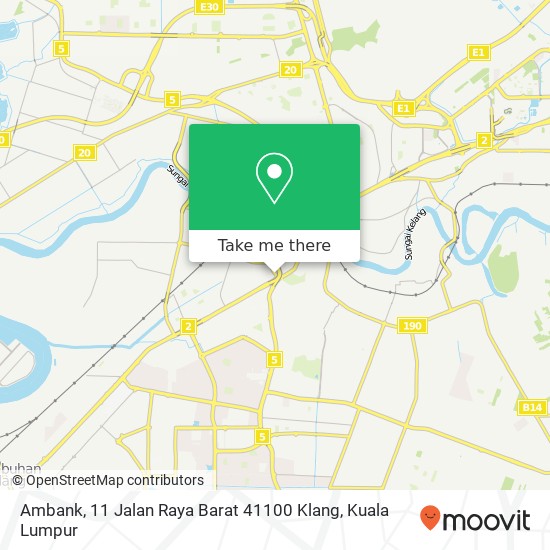 Ambank, 11 Jalan Raya Barat 41100 Klang map