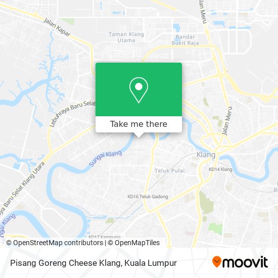 Peta Pisang Goreng Cheese Klang
