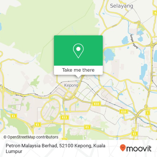 Petron Malaysia Berhad, 52100 Kepong map