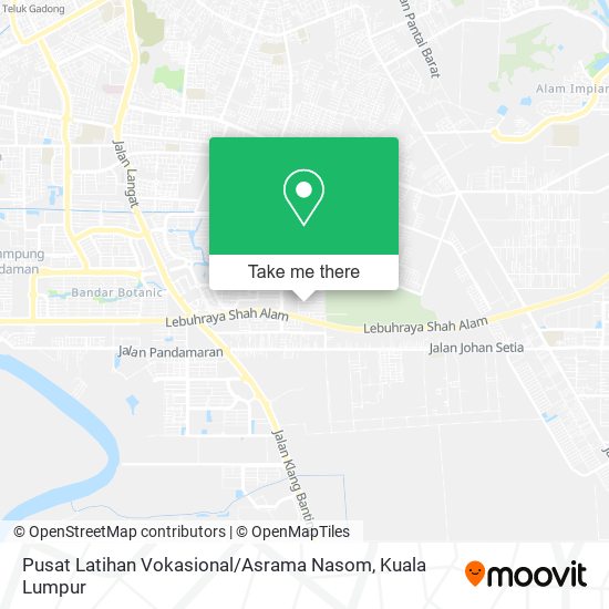 Pusat Latihan Vokasional / Asrama Nasom map