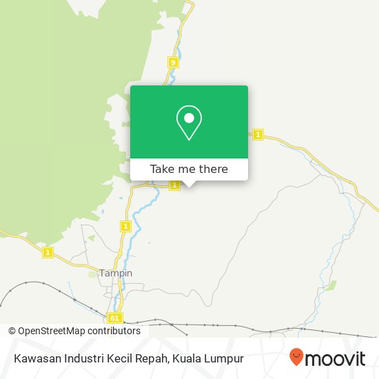 Kawasan Industri Kecil Repah map