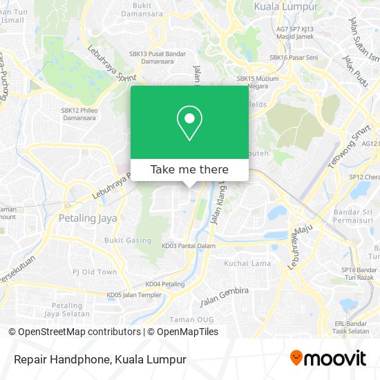 Repair Handphone map