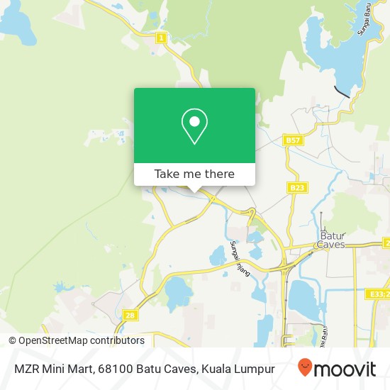 MZR Mini Mart, 68100 Batu Caves map