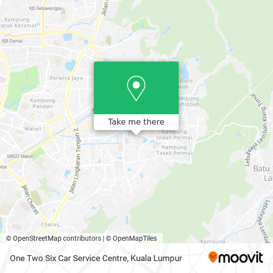 One Two Six Car Service Centre map
