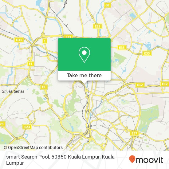 Peta smart Search Pool, 50350 Kuala Lumpur