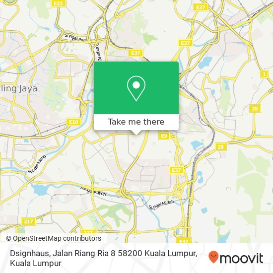 Dsignhaus, Jalan Riang Ria 8 58200 Kuala Lumpur map