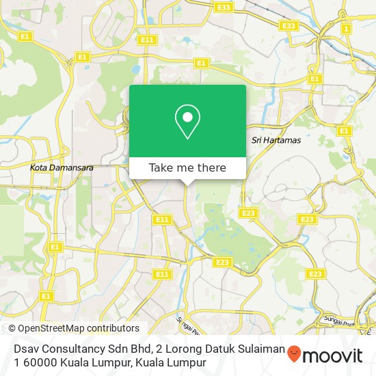 Peta Dsav Consultancy Sdn Bhd, 2 Lorong Datuk Sulaiman 1 60000 Kuala Lumpur