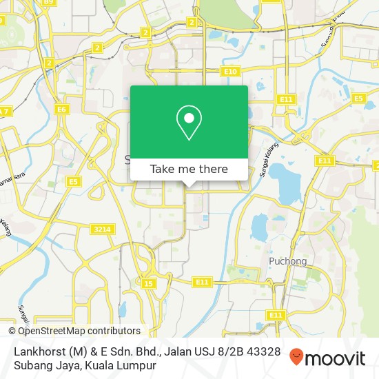 Lankhorst (M) & E Sdn. Bhd., Jalan USJ 8 / 2B 43328 Subang Jaya map