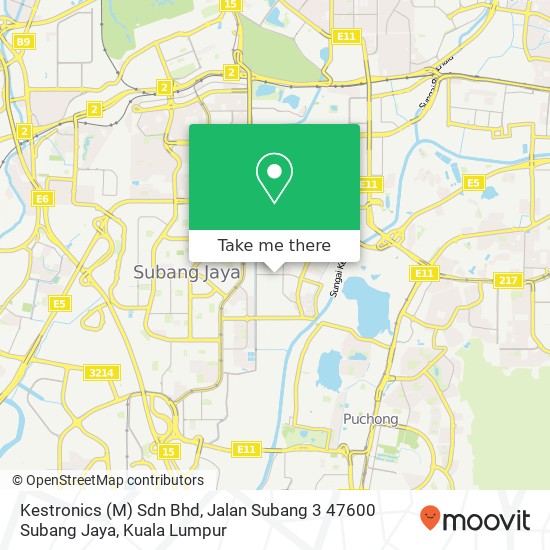 Kestronics (M) Sdn Bhd, Jalan Subang 3 47600 Subang Jaya map