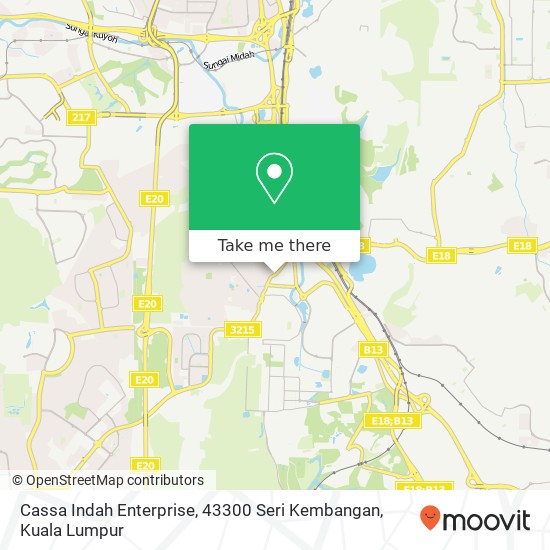 Cassa Indah Enterprise, 43300 Seri Kembangan map