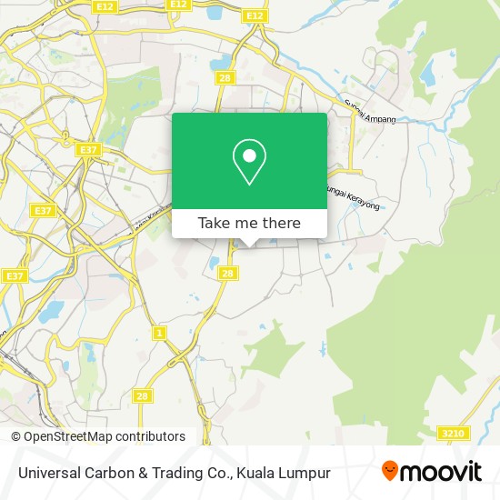 Universal Carbon & Trading Co. map