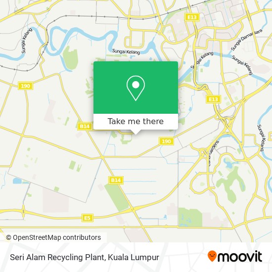 Seri Alam Recycling Plant map