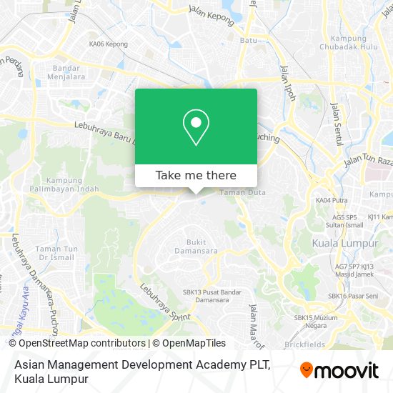 Asian Management Development Academy PLT map