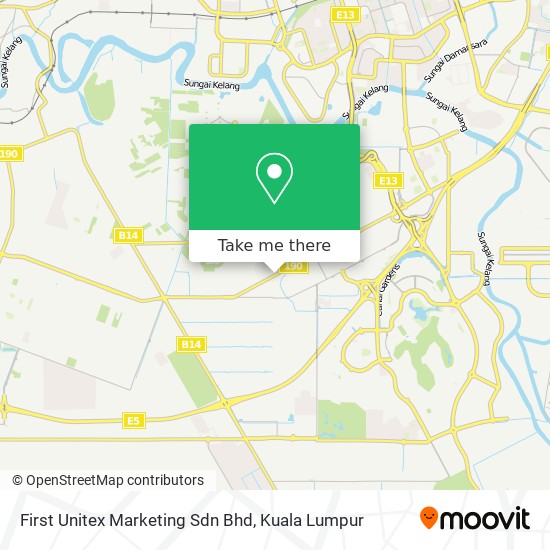 First Unitex Marketing Sdn Bhd map