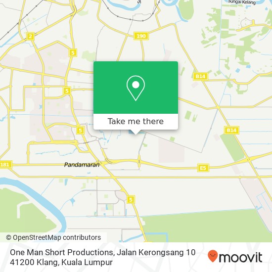 One Man Short Productions, Jalan Kerongsang 10 41200 Klang map