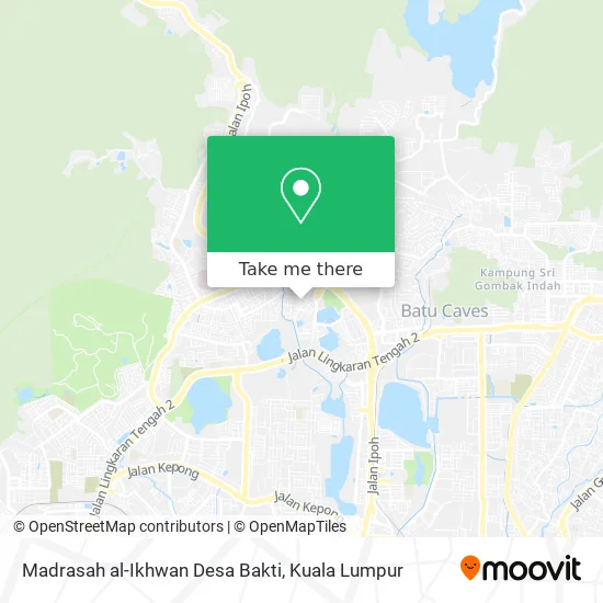 Peta Madrasah al-Ikhwan Desa Bakti