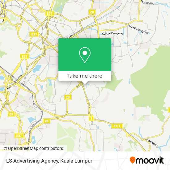 LS Advertising Agency map