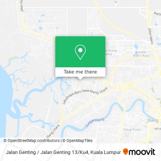 Jalan Genting / Jalan Genting 13 / Ku4 map