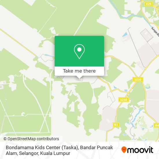 Bondamama Kids Center (Taska), Bandar Puncak Alam, Selangor map