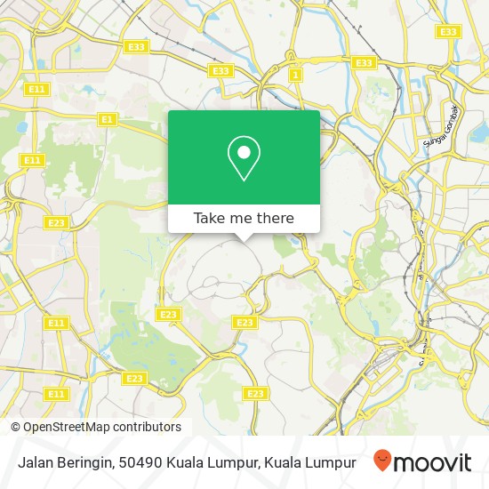 Jalan Beringin, 50490 Kuala Lumpur map
