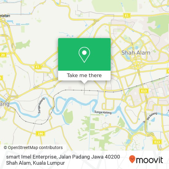 smart Imel Enterprise, Jalan Padang Jawa 40200 Shah Alam map