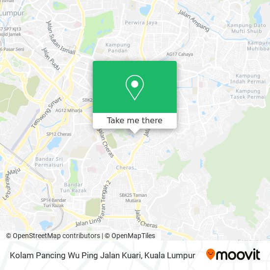 Peta Kolam Pancing Wu Ping Jalan Kuari
