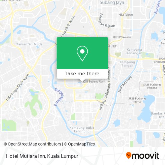 Hotel Mutiara Inn map