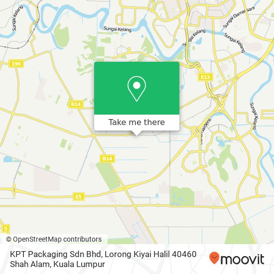 KPT Packaging Sdn Bhd, Lorong Kiyai Halil 40460 Shah Alam map