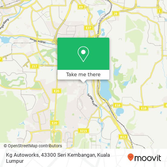 Kg Autoworks, 43300 Seri Kembangan map