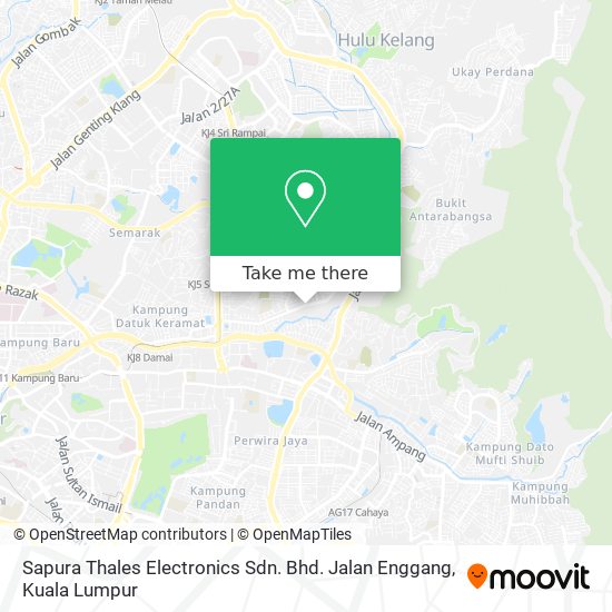 Sapura Thales Electronics Sdn. Bhd. Jalan Enggang map