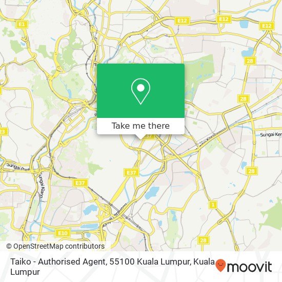 Taiko - Authorised Agent, 55100 Kuala Lumpur map