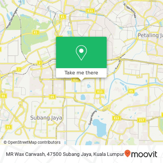 MR Wax Carwash, 47500 Subang Jaya map