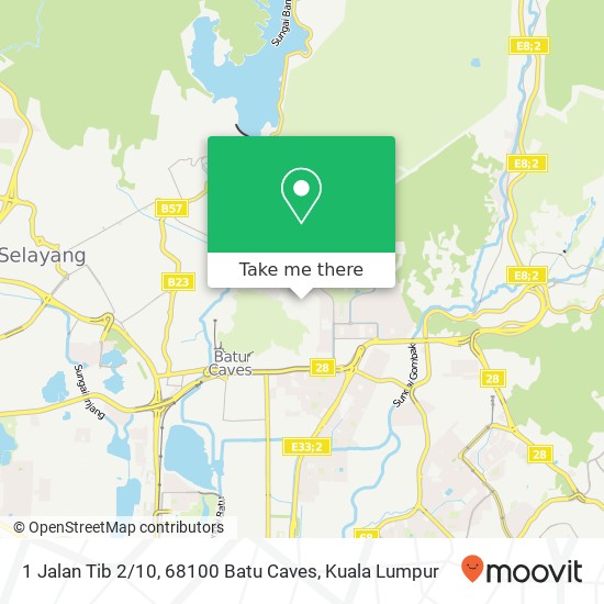 1 Jalan Tib 2 / 10, 68100 Batu Caves map