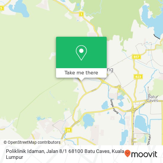 Poliklinik Idaman, Jalan 8 / 1 68100 Batu Caves map