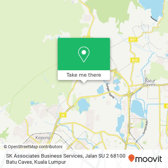 SK Associates Business Services, Jalan SU 2 68100 Batu Caves map