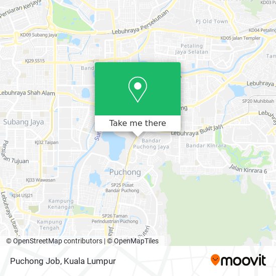 Puchong Job map