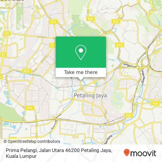 Prima Pelangi, Jalan Utara 46200 Petaling Jaya map