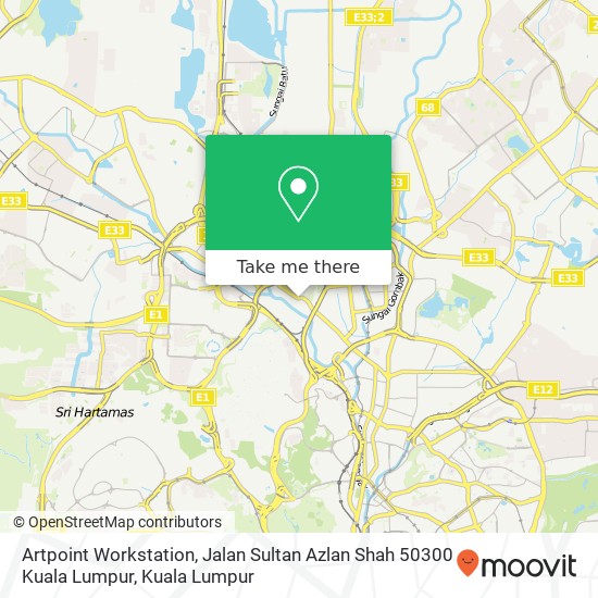 Artpoint Workstation, Jalan Sultan Azlan Shah 50300 Kuala Lumpur map