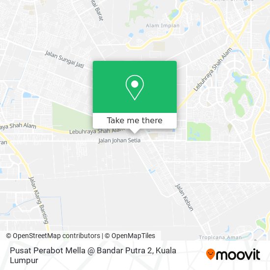 Pusat Perabot Mella @ Bandar Putra 2 map