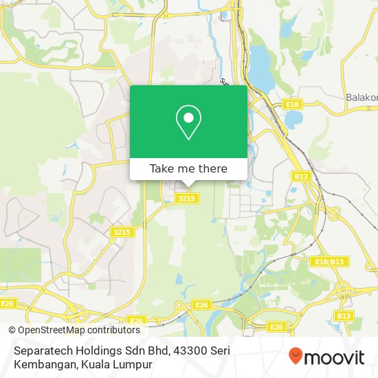 Separatech Holdings Sdn Bhd, 43300 Seri Kembangan map