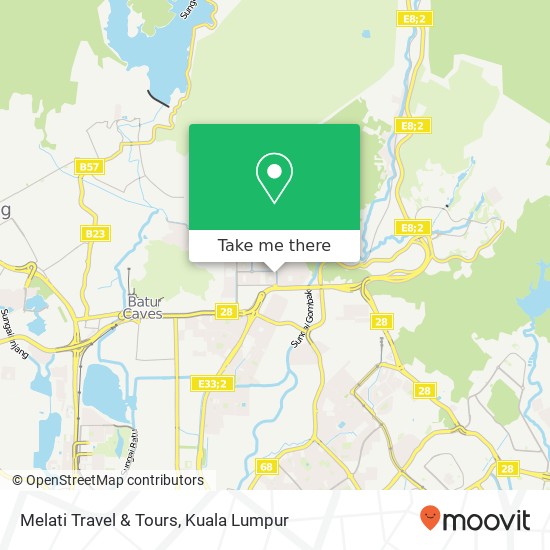 Melati Travel & Tours map