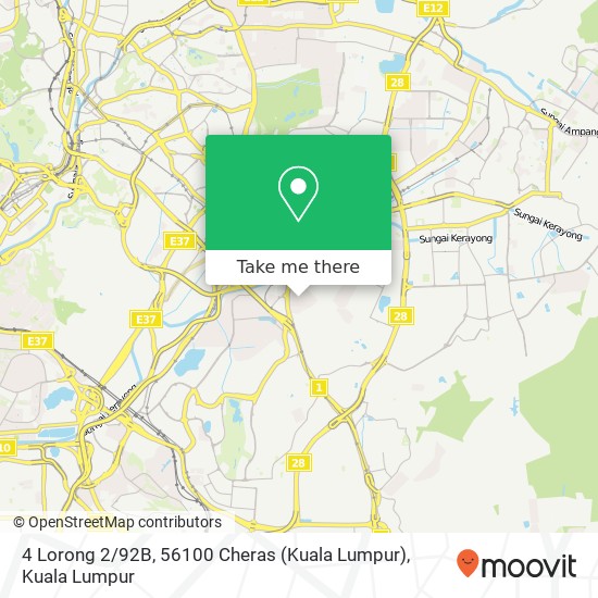 4 Lorong 2 / 92B, 56100 Cheras (Kuala Lumpur) map